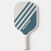 ヴィンテージスポーツ石板グストライプレイの名前 ピックルボールラケット (正面)