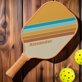 ヴィンテージスポーツ砂漠のレインボーストライプのと名前 ピックルボールラケット