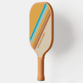 ヴィンテージスポーツ砂漠のレインボーストライプのと名前 ピックルボールラケット (左)