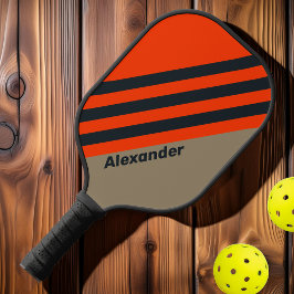 ヴィンテージスポーツ砂漠ストライプ牧草地の名前 ピックルボールラケット