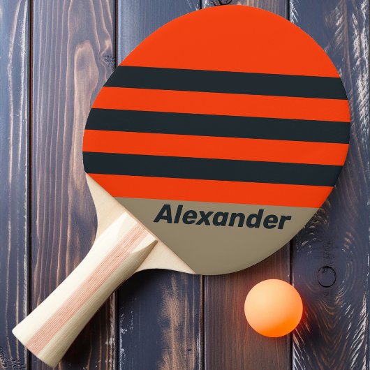 ヴィンテージスポーツ砂漠ストライプ牧草地の名前 卓球ラケット