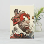 ヴィンテージスポーツ競技場犬招待状 招待状 (スタンド正面)