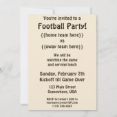 ヴィンテージスポーツ競技場犬招待状 招待状 (裏面)