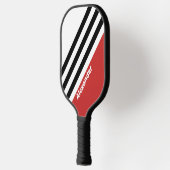 ヴィンテージスポーツ都市ゼブラストライプ名 ピックルボールラケット (左)