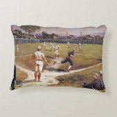 ヴィンテージスポーツ野球ゲーム(Henry Sandham) アクセントクッション (裏面)