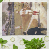 ヴィンテージスポーツ野球ゲーム(Henry Sandham) キッチンタオル (折り畳み)