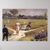 ヴィンテージスポーツ野球ゲーム(Henry Sandham) ポスター (正面)