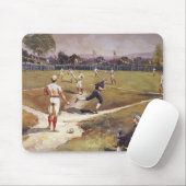 ヴィンテージスポーツ野球ゲーム(Henry Sandham) マウスパッド (マウス)