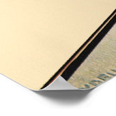 ヴィンテージスポーツ野球バッター、様式芸術 ポスター (角)