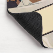 ヴィンテージスポーツ野球バッター、様式芸術 マウスパッド (コーナー)