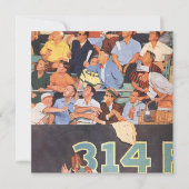 ヴィンテージスポーツ野球ファン|ゲーム招待状 招待状 (正面)