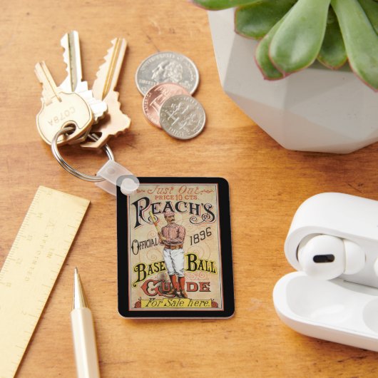 ヴィンテージスポーツ野球リーチのガイドカバーアート キーホルダー (デスク)