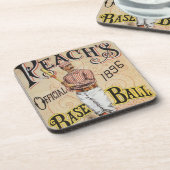 ヴィンテージスポーツ野球リーチのガイドカバーアート コースター (左側)
