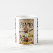 ヴィンテージスポーツ野球リーチのガイドカバーアート コーヒーマグカップ (中央)