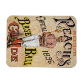 ヴィンテージスポーツ野球リーチのガイドカバーアート マグネット (横)