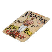 ヴィンテージスポーツ野球リーチのガイドカバーアート マグネット (左側)