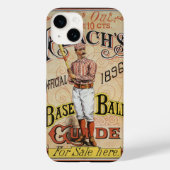 ヴィンテージスポーツ野球リーチのガイドカバーアート Case-Mate iPhoneケース (裏面)