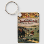 ヴィンテージスポーツ野球三歯雑誌カバー キーホルダー (正面)