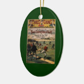 ヴィンテージスポーツ野球三歯雑誌カバー セラミックオーナメント (左)