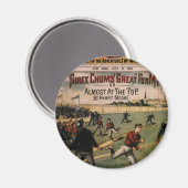 ヴィンテージスポーツ野球三歯雑誌カバー マグネット (正面/裏面)