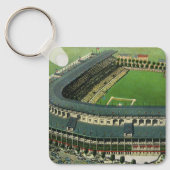 ヴィンテージスポーツ野球場エアリアルビュー キーホルダー (正面)