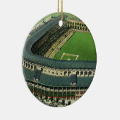 ヴィンテージスポーツ野球場エアリアルビュー セラミックオーナメント (右)