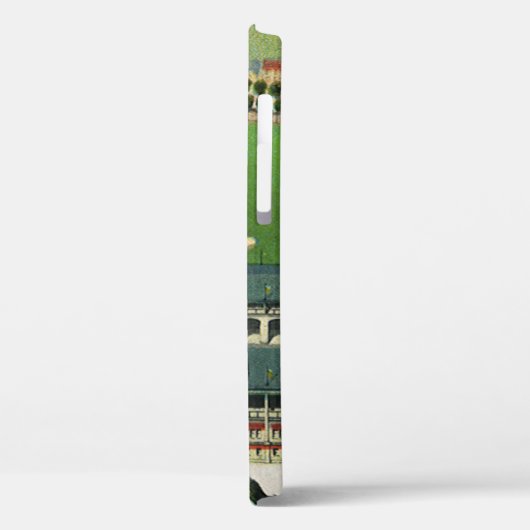 ヴィンテージスポーツ野球場エアリアルビュー Case-Mate iPhoneケース (裏面 / 左)