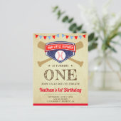 ヴィンテージスポーツ野球第1期パーティー インビテーションポストカード (スタンド正面)