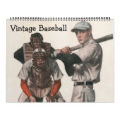 ヴィンテージスポーツ野球選手，チーム，アスリート カレンダー (カバー)