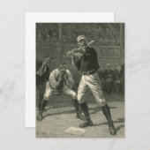 ヴィンテージスポーツ野球選手Thulstrup (正面/裏面)