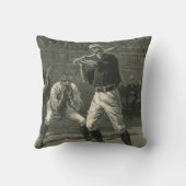 ヴィンテージスポーツ野球選手Thulstrup クッション (裏面)