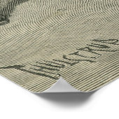 ヴィンテージスポーツ野球選手Thulstrup ポスター (角)