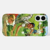 ヴィンテージスポーツ野球、子ども遊チーム Case-Mate iPhoneケース (裏面 (横))