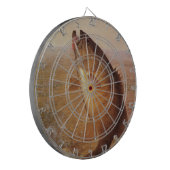 ヴィンテージスポーツ魚釣りラージムウスブラウンバスフィッシュ ダーツボード (正面左)