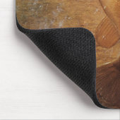 ヴィンテージスポーツ魚釣りラージムウスブラウンバスフィッシュ マウスパッド (コーナー)