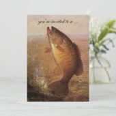 ヴィンテージスポーツ魚釣りラージモウスバスリタイア 招待状 (スタンド正面)