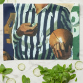 ヴィンテージスポーツ,サッカー審判コイントス キッチンタオル (折り畳み)