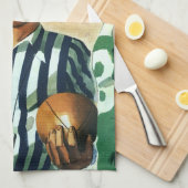 ヴィンテージスポーツ,サッカー審判コイントス キッチンタオル (四つ折り)