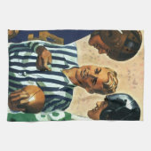 ヴィンテージスポーツ,サッカー審判コイントス キッチンタオル (横)