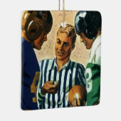 ヴィンテージスポーツ,サッカー審判コイントス セラミックオーナメント (右)