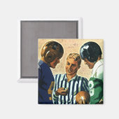 ヴィンテージスポーツ，サッカー審判コイントス マグネット (正面/裏面)