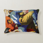 ヴィンテージスポーツ，サッカー選手 アクセントクッション (正面)