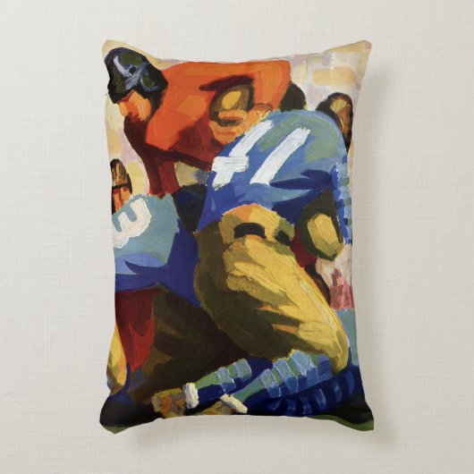 ヴィンテージスポーツ，サッカー選手 アクセントクッション (正面(垂直))