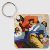 ヴィンテージスポーツ，サッカー選手 キーホルダー (正面)