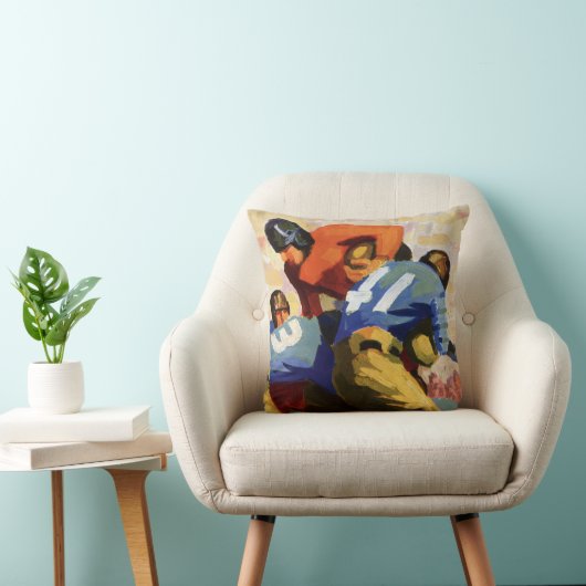 ヴィンテージスポーツ，サッカー選手 クッション (椅子)