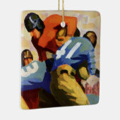 ヴィンテージスポーツ,サッカー選手 セラミックオーナメント (右)