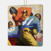 ヴィンテージスポーツ,サッカー選手 セラミックオーナメント (左)