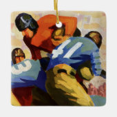 ヴィンテージスポーツ,サッカー選手 セラミックオーナメント (正面)