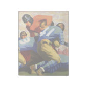 ヴィンテージスポーツ，サッカー選手 ノートパッド (回転)