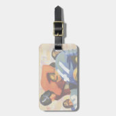 ヴィンテージスポーツ，サッカー選手 ラゲッジタグ (正面縦)